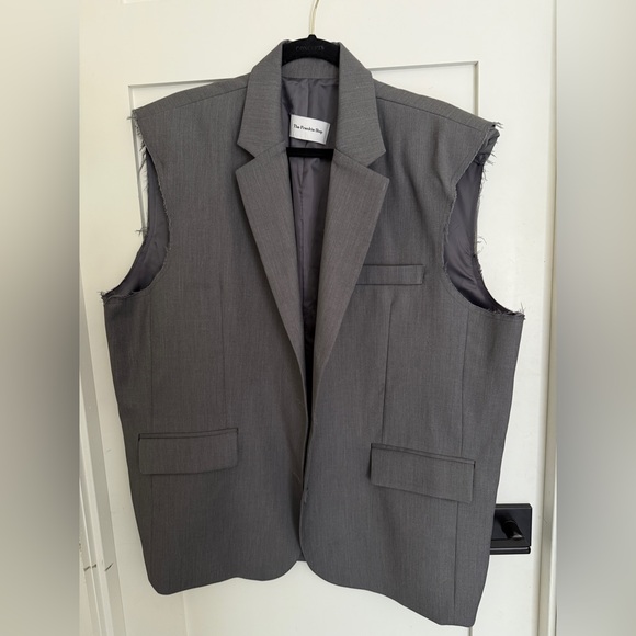 The Frankie Shop Gray Suit Vest - Picture 1 of 2